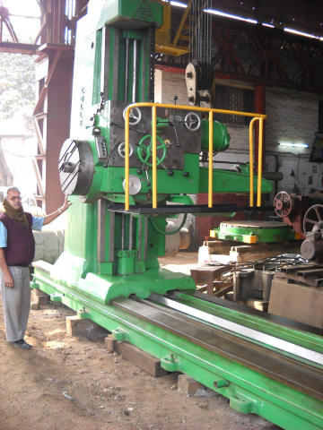 Collet 4.5" Floor Type Horizontal Boring Mill, Machine ID: 4541